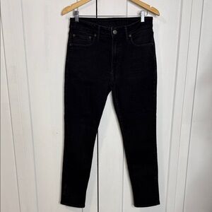 American Eagle Outfitters 31x30 Black Skinny Jeans airflex+